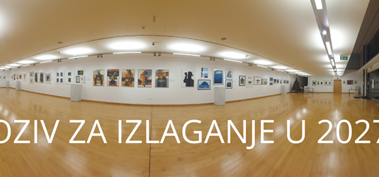 Poziv za iskazivanje interesa za izlaganje u Sveučilišnoj galeriji u Splitu za 2027. godinu